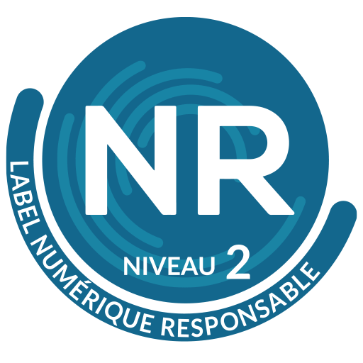 Logo label numérique responsable niveau 2