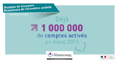 Déjà 1 000 000 de comptes activés en mars 2015