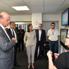 Visite Eric Lombard